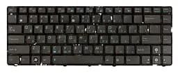 Клавіатура для ноутбука Asus (UL30, K42, K43, X42) Black, (Black Frame)