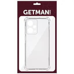 TPU чохол GETMAN Ease logo посилені кути Full Camera для Xiaomi Poco X5 5G / Redmi Note 12 5G Безбарвний (прозорий) - мініатюра 3