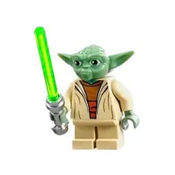 Игровой блок Rancor Йода зеленый с мечом 1 шт