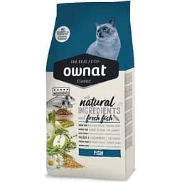 Сухий корм Ownat Classic Fish для дорослих котів, з рибою, 1,5 кг