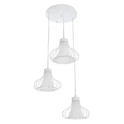 Люстра Brille подвесная лофт для кухни E27 60W WH (BL-927S/3)