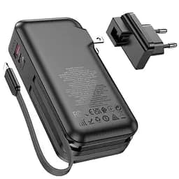 Портативний ЗП Power Bank Hoco J126 Travel 22.5W+PD20W 10000 mAh Black - мініатюра 4