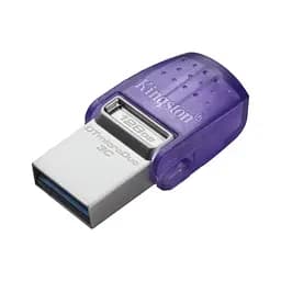 Накопичувач 128GB USB 3.2 Type-A Gen1 + Type-C DT microDuo 3C R200MB/s Kingston teh0013399 - мініатюра 6