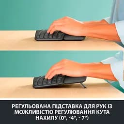 Клавіатура Logitech ERGO K860 Bluetooth/Wireless UA Black (920-010108) [122631] - мініатюра 15