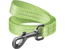 Поводок для собак WAUDOG Re-cotton светоотражающий S Ш 15 мм Д 500 см салатовый (40135)