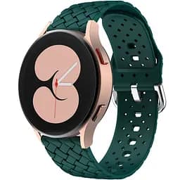 Ремінець Twist для Huawei Watch 2 - темно-зелений ширина кріплення 20мм силікон Watchbands (W32-0WB23060001)