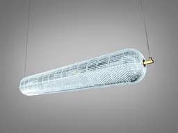 Підвіс LED Diasha D221204/1A L1000 золото 25 Вт циліндричний - мініатюра 2
