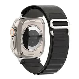 Ремінець для Apple Watch 49/46/45/44/42 (Series 1-3), чорний, Alpine Loop Alpina Band, тканинний поліестеровий ремінець для смарт-годин, дихаючий, для активного відпочинку та спорту, ArmorStandart (ARM64977) - мініатюра 5