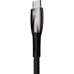 Кабель Baseus Glimmer Series USB-А to USB-C 100W 1m Black (CADH000401) [106120] - мініатюра 3