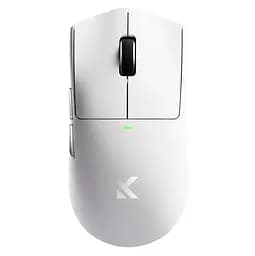Бездротова ігрова миша MCHOSE K7 Ultra / Три режими підключення / PAW3950 / 42 000 DPI / White Silver - мініатюра 3