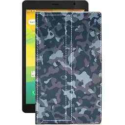 Чехол StatusCASE из экокожи для планшета Prestigio Node A8 3G PMT4208 Хаки-синий