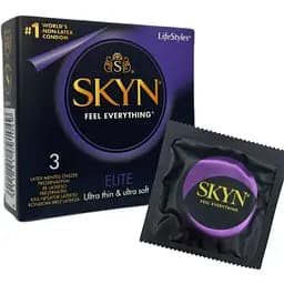 Презервативи Skyn Elit безлатексні 3 шт. (ROZ6400230518)