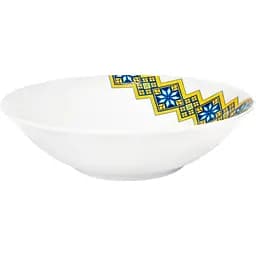 Салатник S&T вишиванка жовто-блакитний ромб (30004-006)