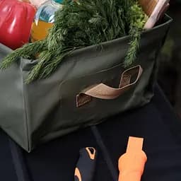Складаний контейнер для води з ПВХ Naturehike Square bucket 13л army green NH19SJ007 - мініатюра 7