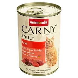 Вологий корм для котів Animonda Carny Adult Beef, з яловичиною, 400 г