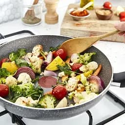 Сковорода Вок Tefal Cook Natural 28 см сіра (B5791902) - мініатюра 6