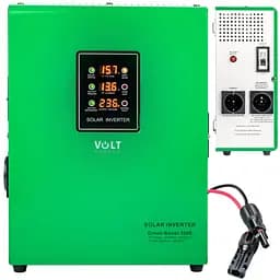 Сонячний інвертор перетворювач Volt Polska MPPT Green Boost 3000 (120-350VDC) 3 кВт - мініатюра 2