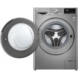 Пральна машина LG з фронтальним завантаженням F4V7VW9T, 9кг, 1400, A+++, Пар, глибина 56см, Дисплей, Інвертор, Сріблястий (F4V7VW9T) - мініатюра 5