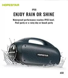 Колонка Hopestar A50 Bluetooth потужна 80 Вт з мікрофоном і ручкою (41750-A50_3453) - мініатюра 3