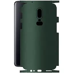 Захисна плівка StatusSKIN для OnePlus 6 Корпус Вініл Зелена матова