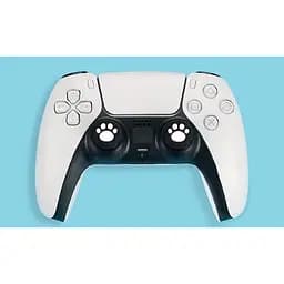 Накладки на стіки Thumb Grips 2-pack для PS4-PS5-Xbox FootPrint White [96948] - мініатюра 2