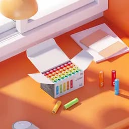 Набір батарейок Xiaomi MiJia Alkaline Battery AAA 40 шт. (BHR6740CN) - мініатюра 5