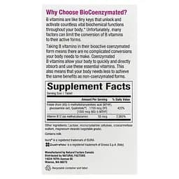 Амінокислота Natural Factors BioCoenzymated Methylfolate 1000 mcg, 60 таблеток vit0004024 - мініатюра 3
