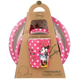 Набір посуду Stor Gold Minnie Mouse 3 предмети (Stor-01285) - мініатюра 2