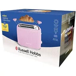 Тостер Russell Hobbs Eden 800 Вт малиновий (27372-56) - мініатюра 2