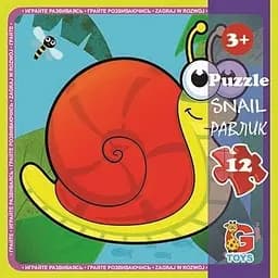 Пазлы детские Насекомые LI02, 12 элементов