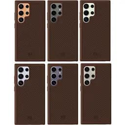 Оригінальний протиударний шкіряний чохол Samsung для Galaxy S24 Ultra Incipio Protective Leather Case Brown - мініатюра 6