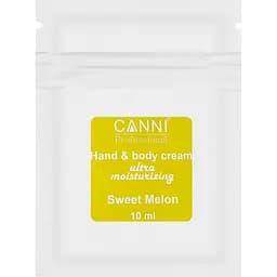 Крем ультразволожуючий для рук і тіла Canni Hand & Body Cream Солодка диня 10 мл