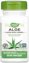 Натуральна добавка Nature's Way Aloe Latex With Fennel, 100 вегакапсул