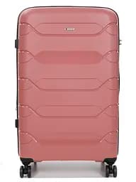 Валіза велика L поліпропілен Worldline Airtex 282 109л 74×47×30см Рожеве золото - мініатюра 3