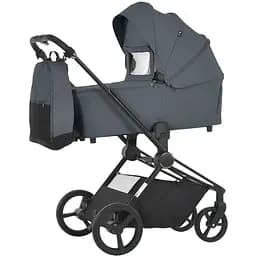 Дитяча універсальна коляска-книжка 2 в 1 El Camino ME 1091-1 Persona Rock Gray з реверсивним блоком і капюшоном XXL