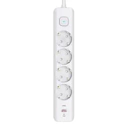 Мережевий фільтр-подовжувач ArmorStandart A-PS42 1.8m 4 розетки + USB-A + USB-C (PD20W) White (ARM84666)