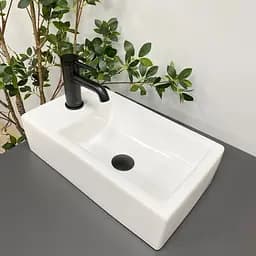 Умивальник VBI Lecce U white накладний VBI-015605, Білий