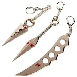 Набір брелоків Naruto зброя Ніндзі 3 шт. (N 27.160)