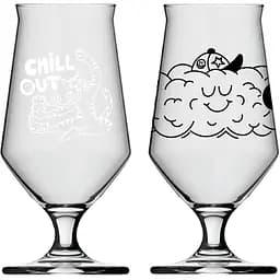 Набір келихів для пива Concept Glass Chill Out Beer Passion 2 шт. (BP/8804)