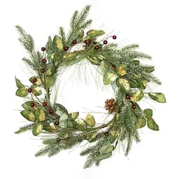 Вінок різдвяний Devilon з ягодами 30 см зелений (770113)