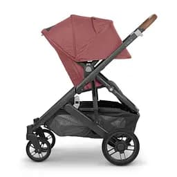 Прогулянкова коляска Uppababy Cruz V2 - Lucy + люлька Uppababy Carrycot Lucy Rosewood Melange Carbon Frame - мініатюра 7