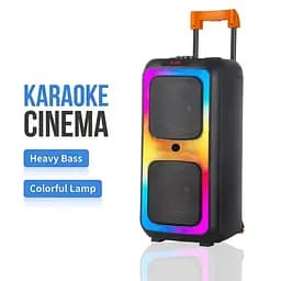Вулична колонка на коліщатках XPRO NDR-1097 Bluetooth 8 дюймів 6000 Вт чорна (41190-NDR-1097_3911) - мініатюра 2