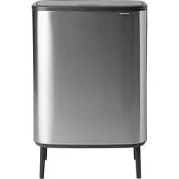 Бак для мусора Brabantia Bo Touch Bin Hi матовый стальной 2x30 л (130649)