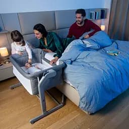 Дитяче ліжечко Chicco Next2Me Magic Темно-Сіре (87041.40) - мініатюра 7