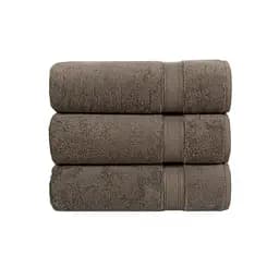 Полотенце махровое Lotus Home - Grand soft twist brown коричневый 90x150