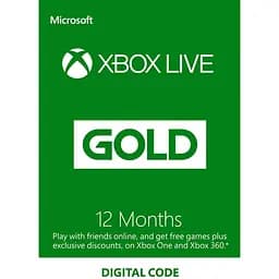 Xbox Live Gold - 12 місяців Xbox 360/ One/Series підписка для всіх регіонів та країн