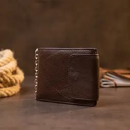 Портмоне унісекс з ланцюжком Vintage 11х9х1 см acs0016980 - мініатюра 5