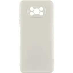 Чохол Silicone Cover Lakshmi Full Camera (AAA) для Xiaomi Poco X3 NFC / Poco X3 Pro Білий / White