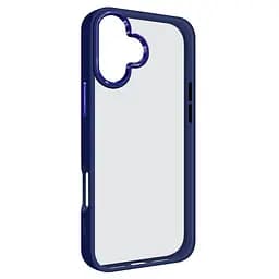 Чехол для Apple iPhone 16 Plus, UNIT2, синий, ударопрочный, прозрачный противоударный чехол-накладка из TPU и поликарбоната (PC), с защитными бортиками, защита всего корпуса от ударов и царапин, ArmorStandart (ARM78750)