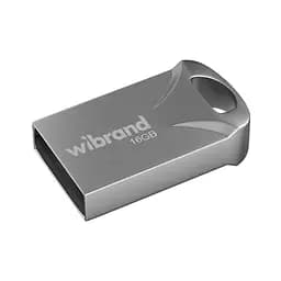 USB флеш-накопичувач Wibrand 16GB Hawk Silver USB 2.0 (WI2.0/HA16M1S)